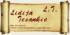 Lidija Tešankić vizit kartica